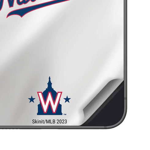 MLB Washington Nationals Home Jersey Galaxy S24 Plus Skin