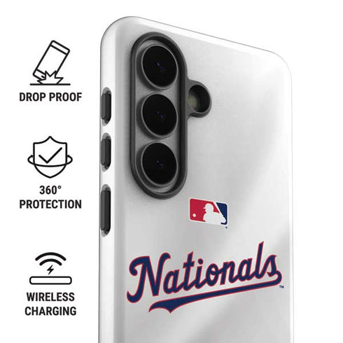MLB Washington Nationals Home Jersey Galaxy S26 Plus Impact Case