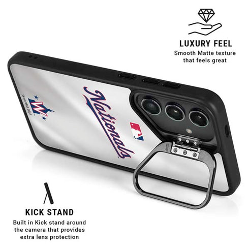 MLB Washington Nationals Home Jersey Galaxy S26 Plus Kickstand Case