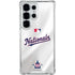 MLB Washington Nationals Home Jersey Galaxy S26 Ultra Clear Case