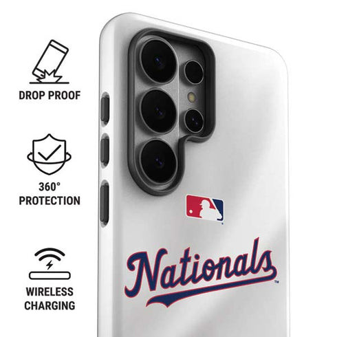 MLB Washington Nationals Home Jersey Galaxy S26 Ultra Impact Case