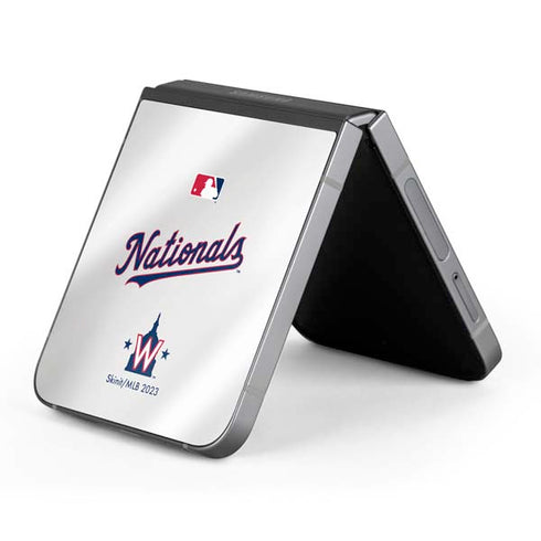 MLB Washington Nationals Home Jersey Galaxy Z Flip6 Skin