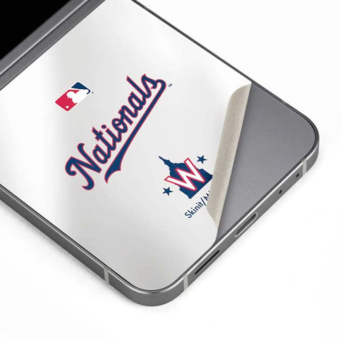MLB Washington Nationals Home Jersey Galaxy Z Flip6 Skin