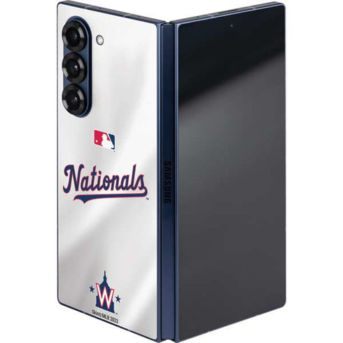 MLB Washington Nationals Home Jersey Galaxy Z Fold6 Skin