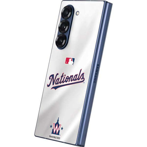 MLB Washington Nationals Home Jersey Galaxy Z Fold6 Skin