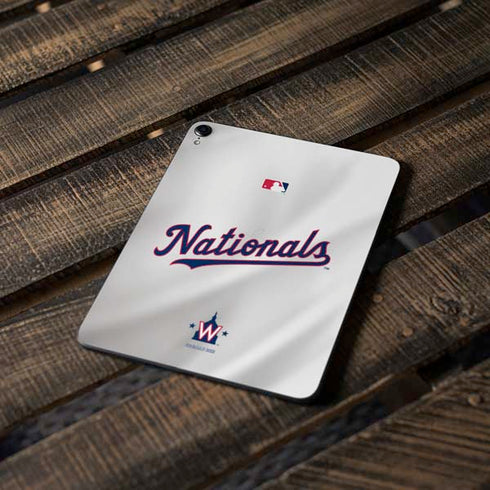 MLB Washington Nationals Home Jersey Apple iPad Pro Skin
