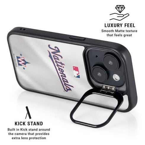 MLB Washington Nationals Home Jersey iPhone 15 Kickstand Case