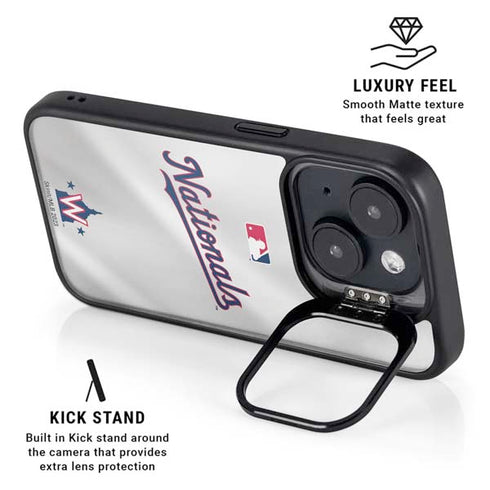 MLB Washington Nationals Home Jersey iPhone 15 Plus Kickstand Case