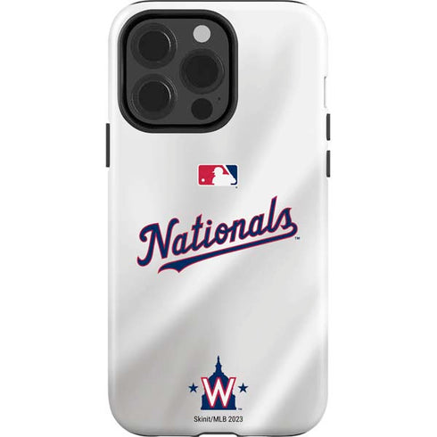 MLB Washington Nationals Home Jersey iPhone 15 Pro Impact Case