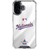MLB Washington Nationals Home Jersey iPhone 16 Clear Case