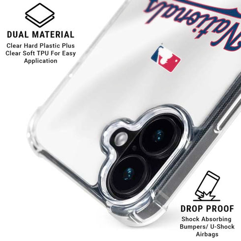 MLB Washington Nationals Home Jersey iPhone 16 MagSafe Case