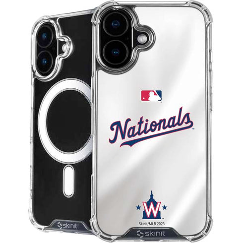 MLB Washington Nationals Home Jersey iPhone 16 Plus MagSafe Case