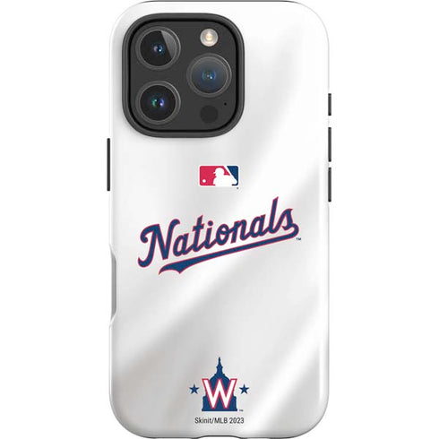 MLB Washington Nationals Home Jersey iPhone 16 Pro Impact Case