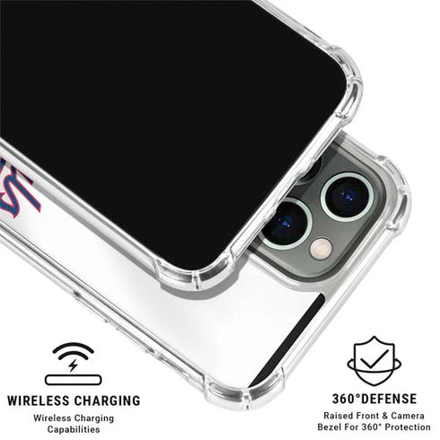 MLB Washington Nationals Home Jersey iPhone 16 Pro Max Clear Case