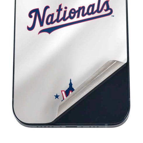 MLB Washington Nationals Home Jersey iPhone 16 Skin