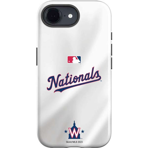 MLB Washington Nationals Home Jersey iPhone 16e Impact Case