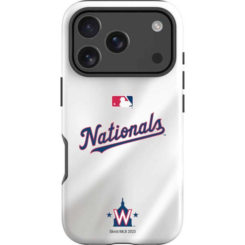 MLB Washington Nationals Home Jersey iPhone 18 Pro Max Impact Case