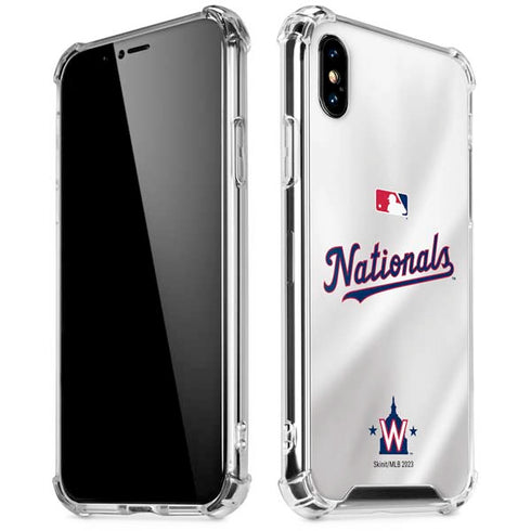 MLB Washington Nationals Home Jersey iPhone X/XS Clear Case