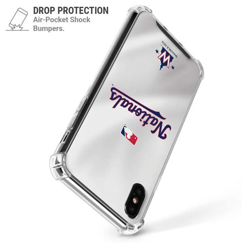 MLB Washington Nationals Home Jersey iPhone X/XS Clear Case