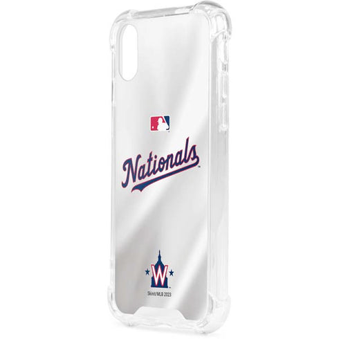 MLB Washington Nationals Home Jersey iPhone XS Clear Case
