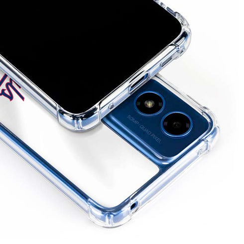 MLB Washington Nationals Home Jersey Moto G 5G (2024) Clear Case