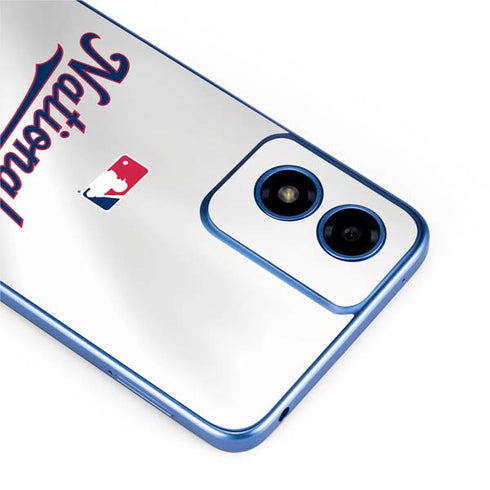 MLB Washington Nationals Home Jersey Moto G Play 4G (2024) Skin