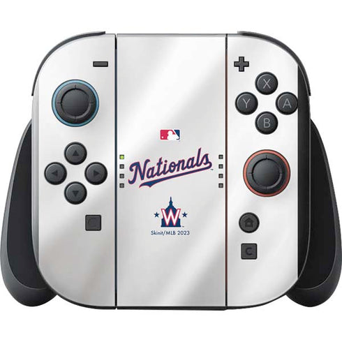 MLB Washington Nationals Home Jersey Nintendo Switch 2 (2025) with Joy-Con Skin