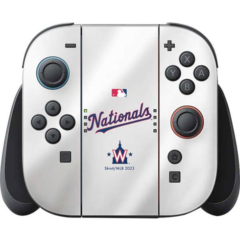 MLB Washington Nationals Home Jersey Nintendo Switch 2 (2025) Joy-Con Controller Skin