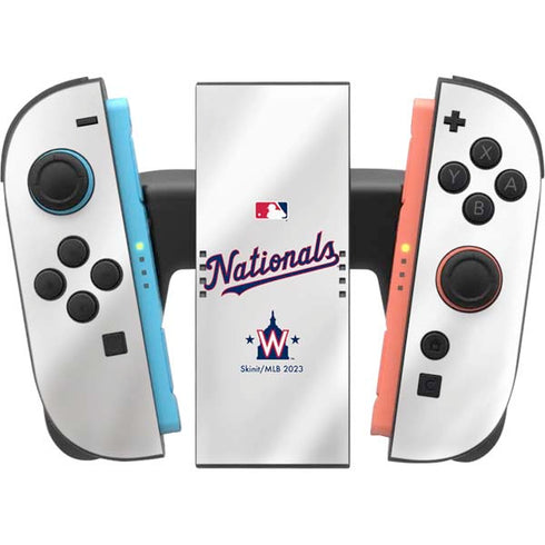 MLB Washington Nationals Home Jersey Nintendo Switch 2 (2025) Joy-Con Controller Skin