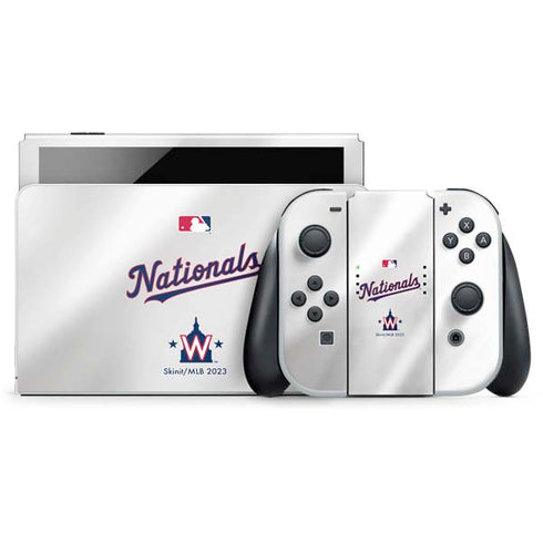 MLB Washington Nationals Home Jersey Nintendo Skins