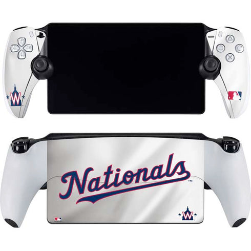 MLB Washington Nationals Home Jersey PlayStation Portal Remote Player Skin