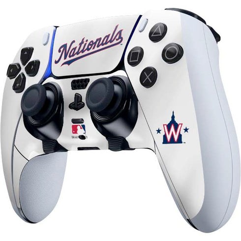 MLB Washington Nationals Home Jersey PS5 DualSense Edge Pro Controller Skin