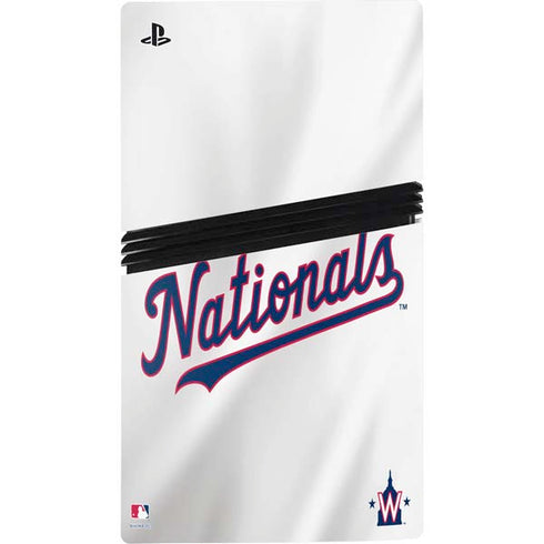 MLB Washington Nationals Home Jersey PS5 Pro Console Skin