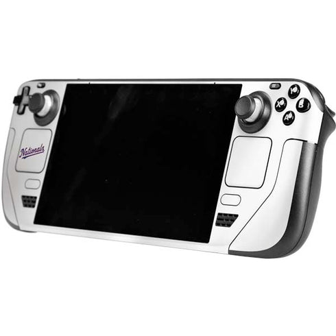 MLB Washington Nationals Home Jersey Steam Deck Handheld Gaming Computer OLED Skin