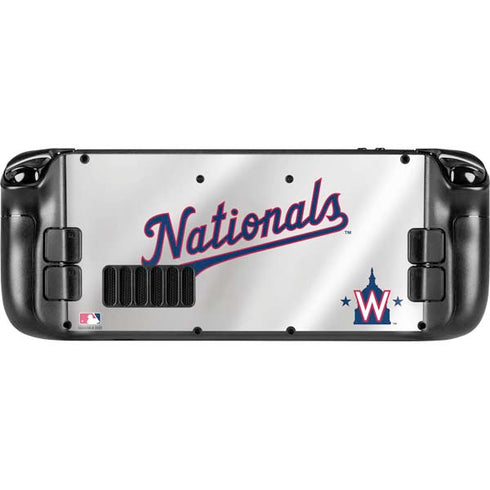 MLB Washington Nationals Home Jersey Steam Deck Handheld Gaming Computer OLED Skin