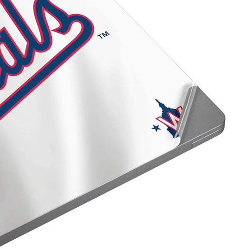 MLB Washington Nationals Home Jersey Laptop Skins