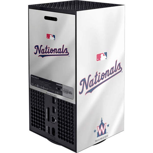 MLB Washington Nationals Home Jersey XBox Series X Digital Edition Console Skin