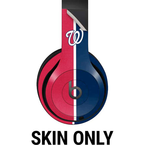 MLB Washington Nationals Split Beats Studio Pro Wireless Headphones Skin
