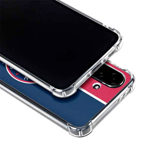 MLB Washington Nationals Split Galaxy A36 5G Clear Case