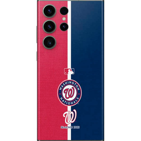 MLB Washington Nationals Split Galaxy Skins