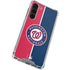 MLB Washington Nationals Split Galaxy S24 FE Clear Case