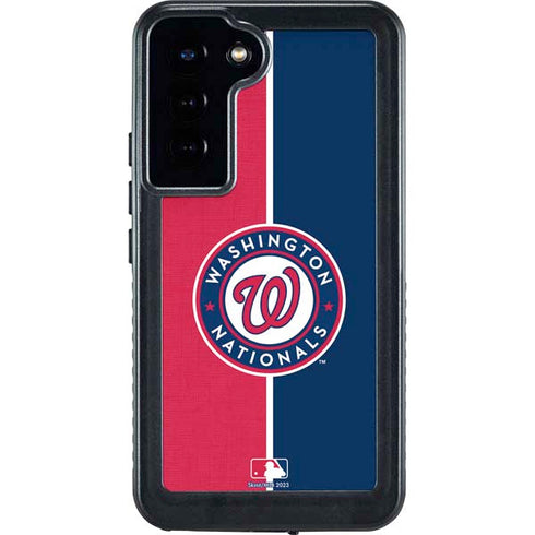 MLB Washington Nationals Split Galaxy S24 Plus Waterproof Case