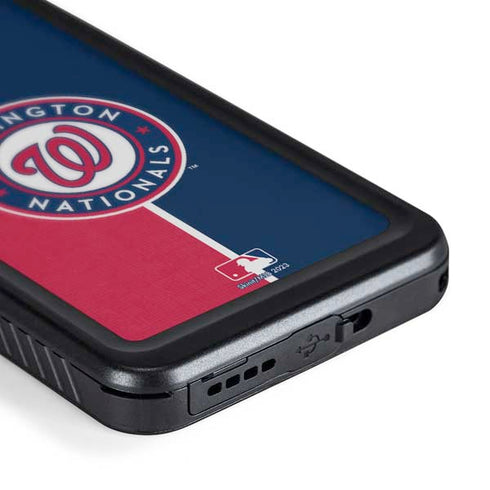 MLB Washington Nationals Split Galaxy S24 Plus Waterproof Case