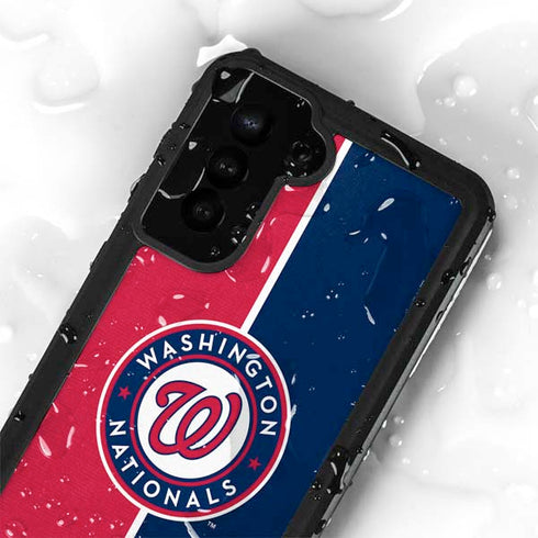 MLB Washington Nationals Split Galaxy S24 Plus Waterproof Case