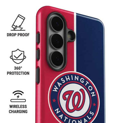 MLB Washington Nationals Split Galaxy S26 Plus Impact Case