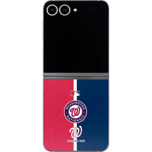 MLB Washington Nationals Split Galaxy Z Flip6 Skin