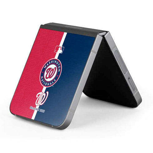 MLB Washington Nationals Split Galaxy Z Flip6 Skin