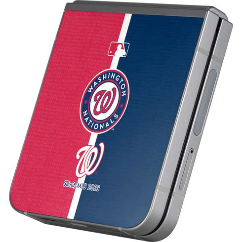 MLB Washington Nationals Split Galaxy Z Flip6 Skin