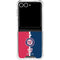 MLB Washington Nationals Split Galaxy Z Flip7 Clear Case