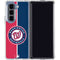 MLB Washington Nationals Split Galaxy Z Fold5 5G Clear Case